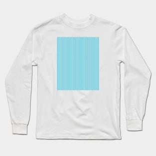 Blue & White Stripes Long Sleeve T-Shirt